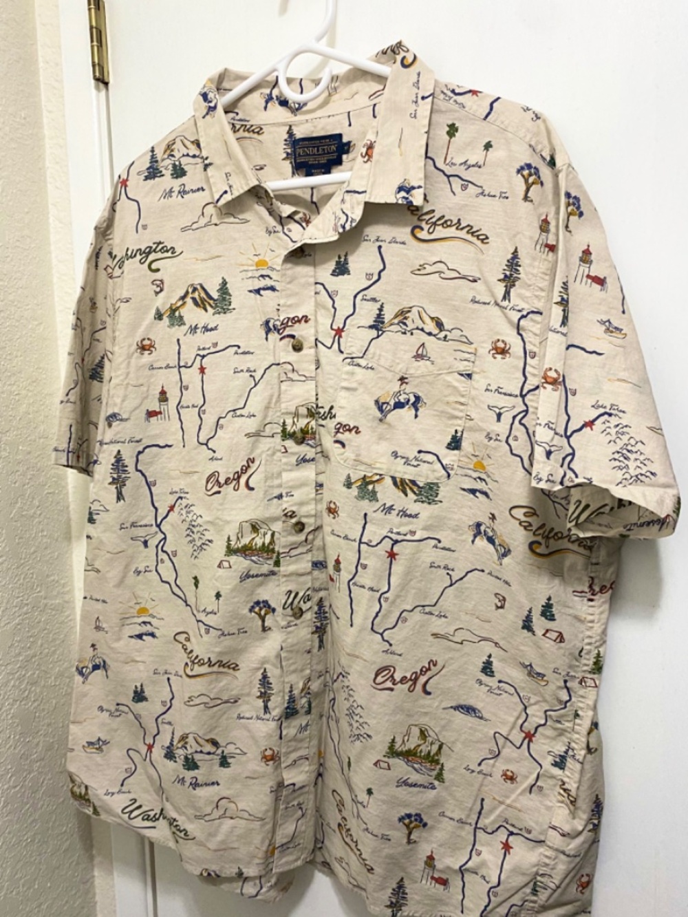 Pendleton Pendleton Brown Size XL Men’s Button down Short Sleeve Shirt - Picture 7 of 9